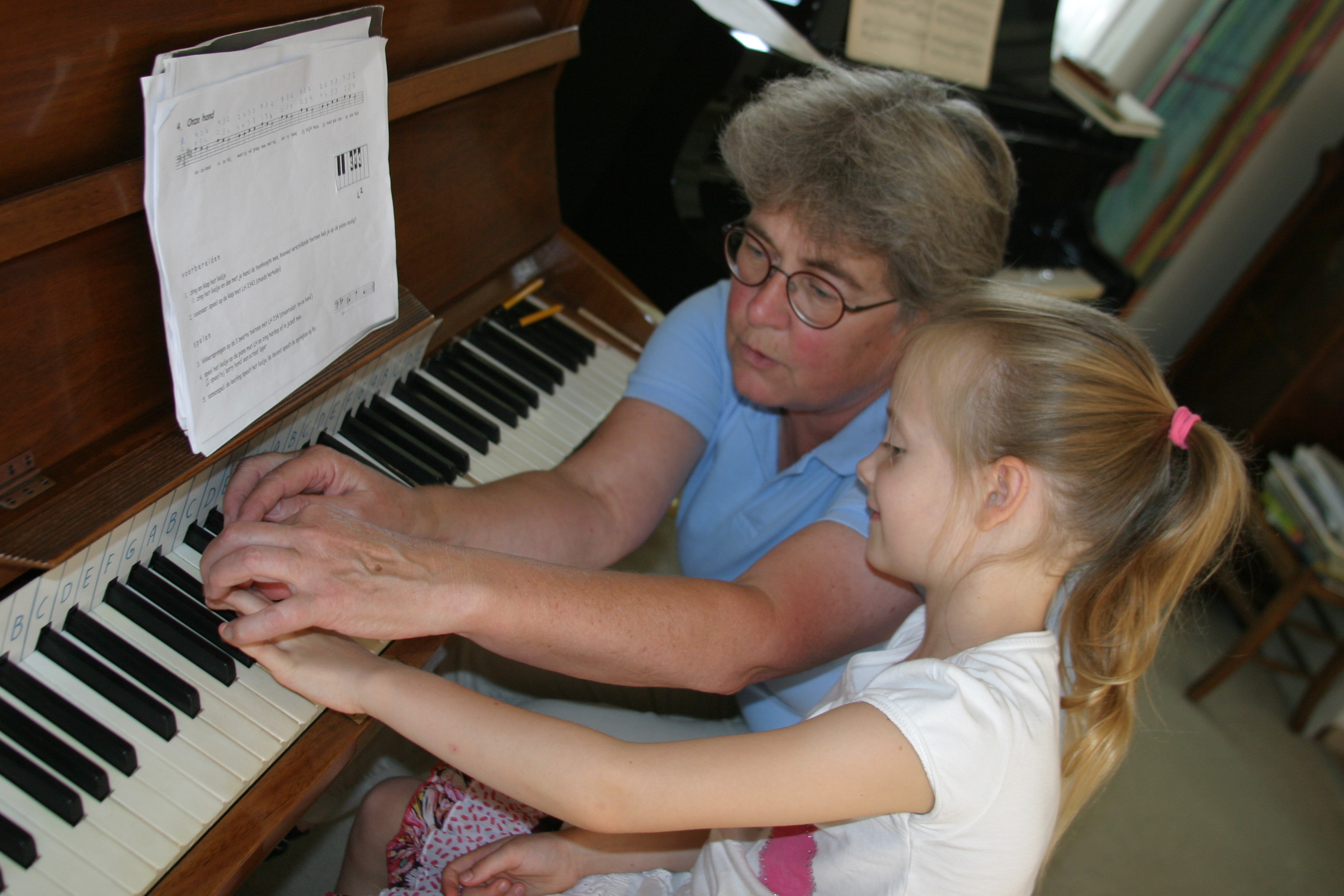 Individuele aanpak bij pianoles voor Kinderen - Pauline van Waesberghe