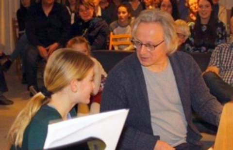 Voorspeelavond leerlingen Pauline van Waesberghe met componist Ad Wammes